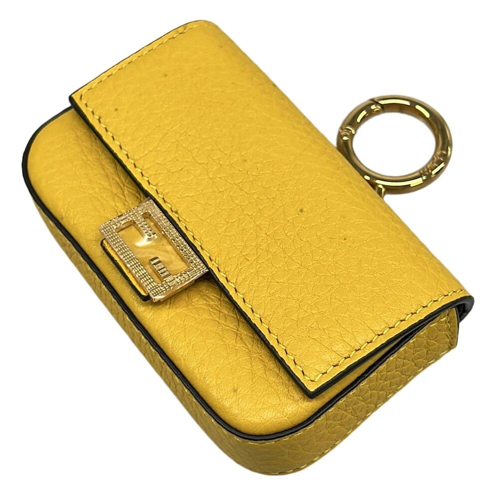 Fendi Nano Baguette Bag Charm 7AR844 Yellow Gold